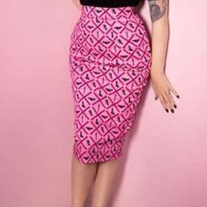 Vixen by Micheline Pitt Mean Girls Club pencil skirt HARD TO FIND